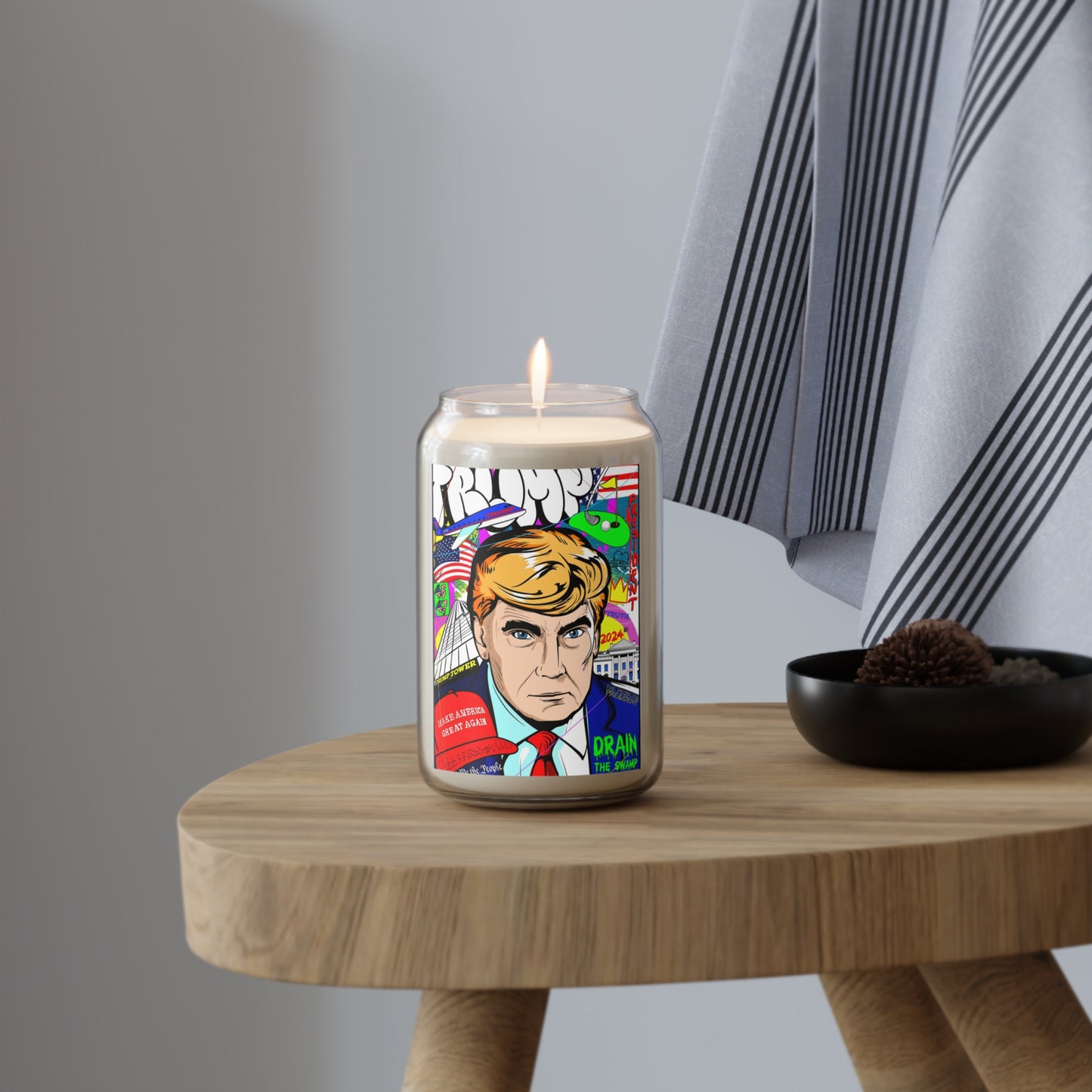 Smells Like Freedom - Donald Trump Mug Shot Candle