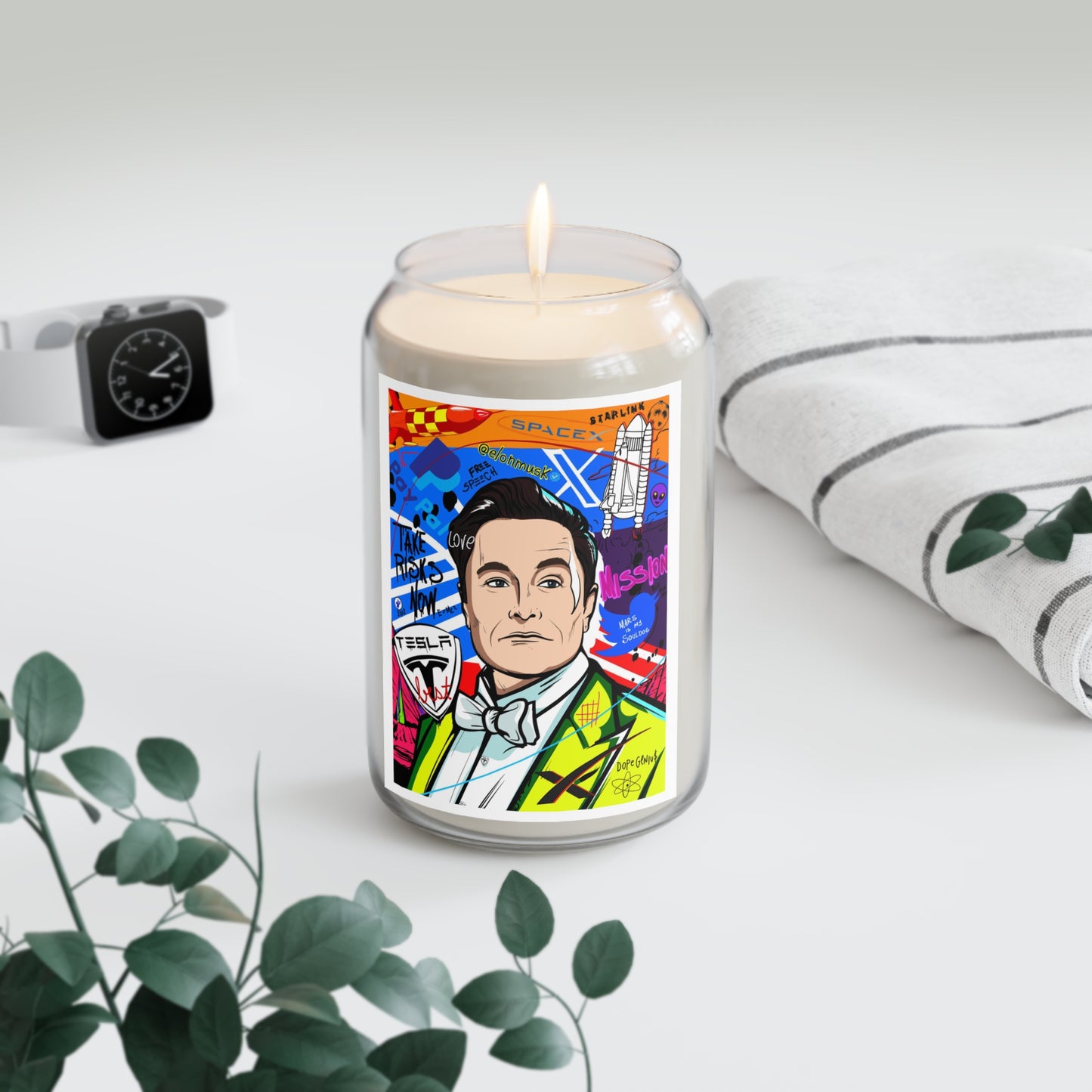 Elon Musk-y Soy Candle