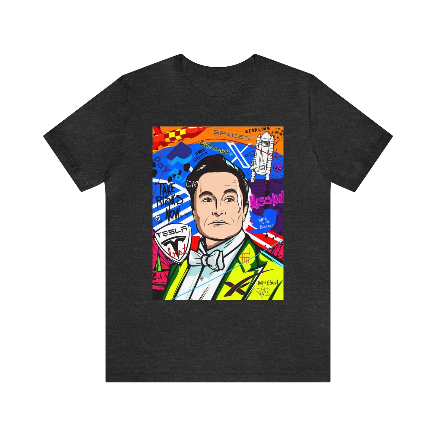 Elon Musk Pop Art Graphic Tee 2.0