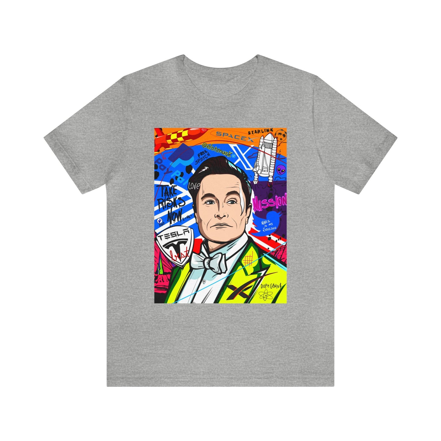 Elon Musk Pop Art Graphic Tee 2.0