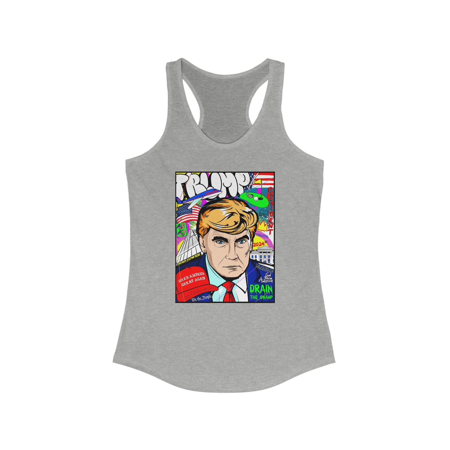 Donald Trump Women's Tank - Mug Shot Pop Art