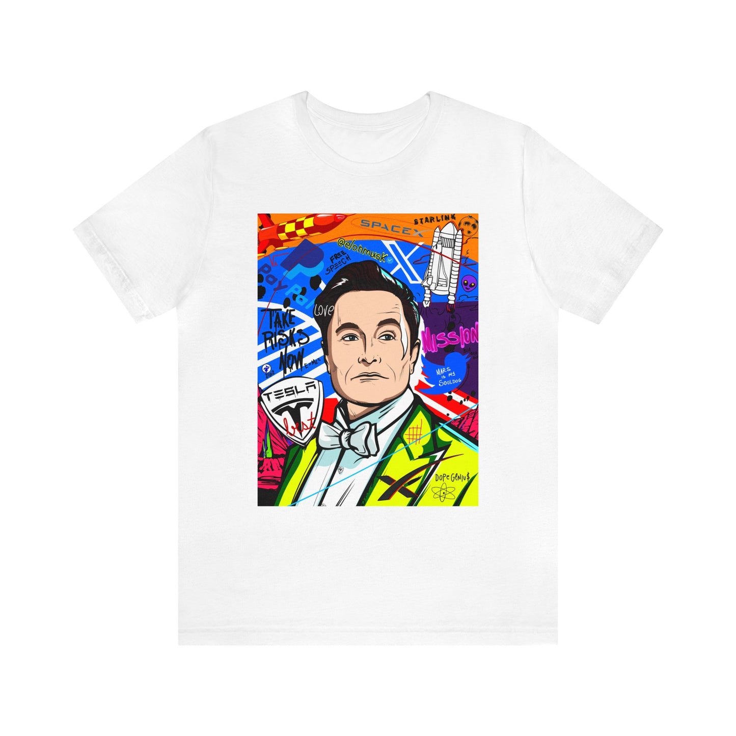 Elon Musk Pop Art Graphic Tee 2.0