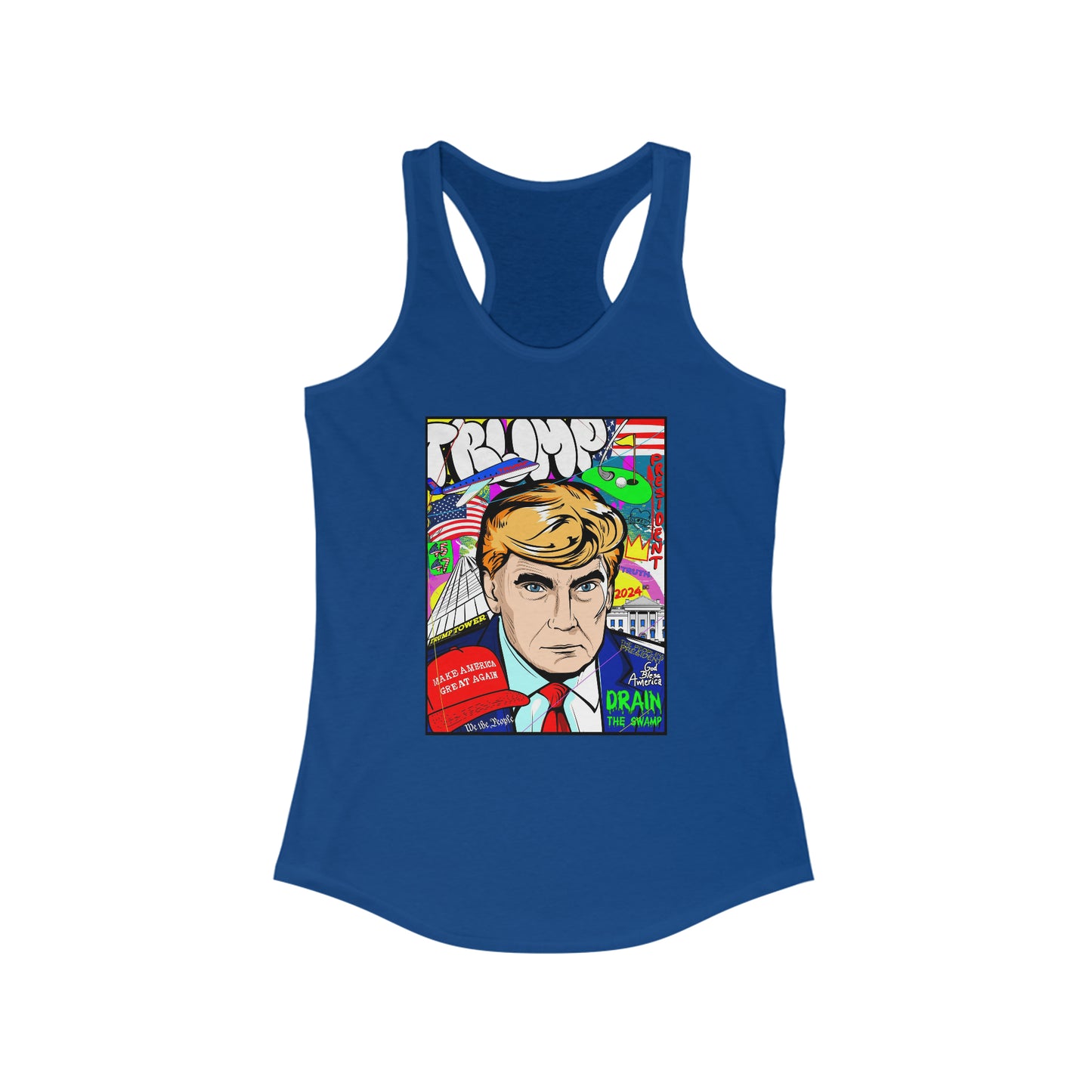 Donald Trump Women's Tank - Mug Shot Pop Art