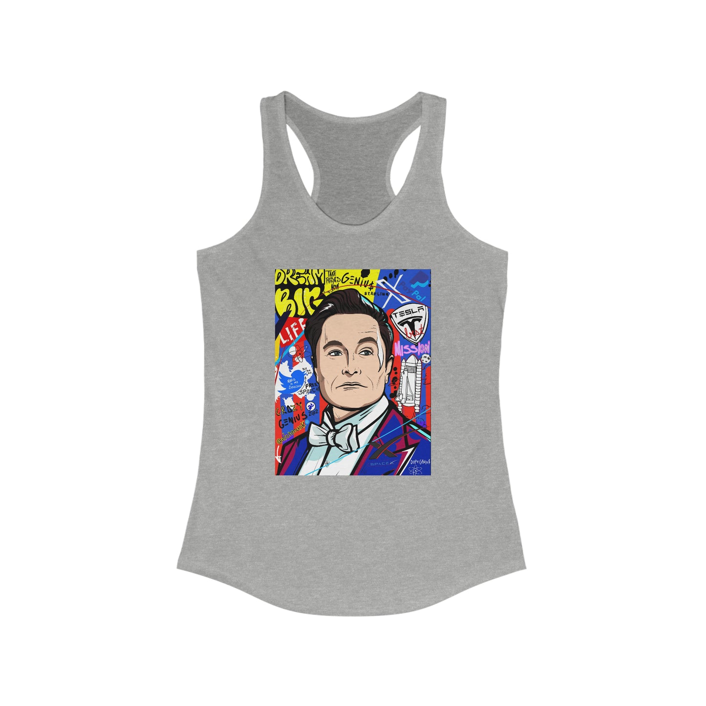 Elon Musk Women's Pop Art Tank