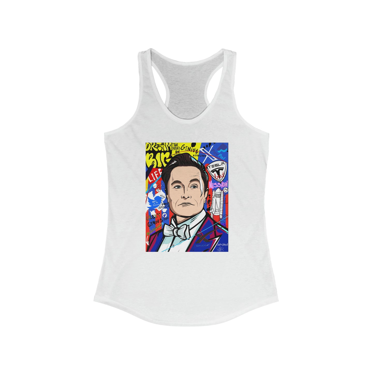 Elon Musk Women's Pop Art Tank