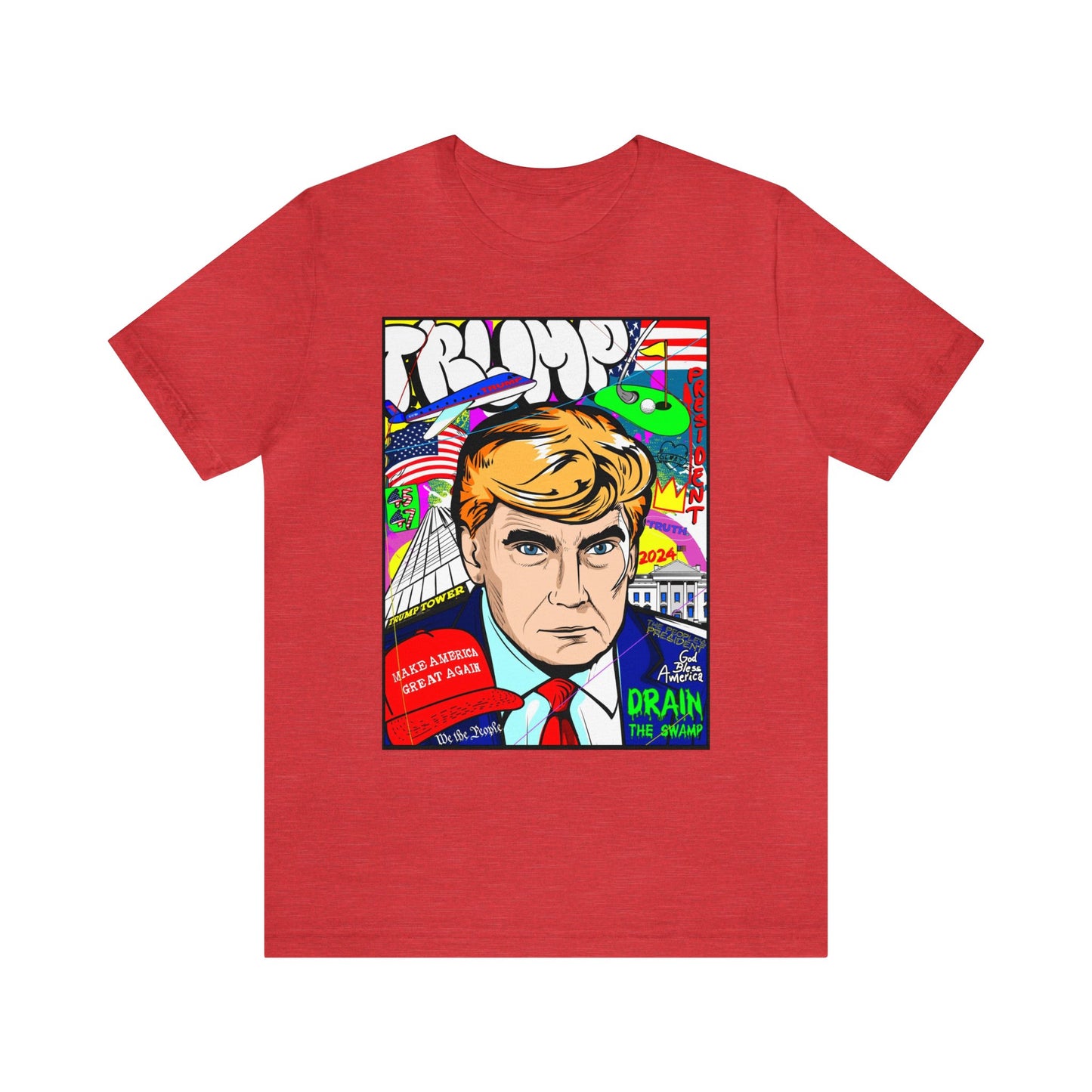 Donald Trump Mug Shot Pop Art Graphic Tee