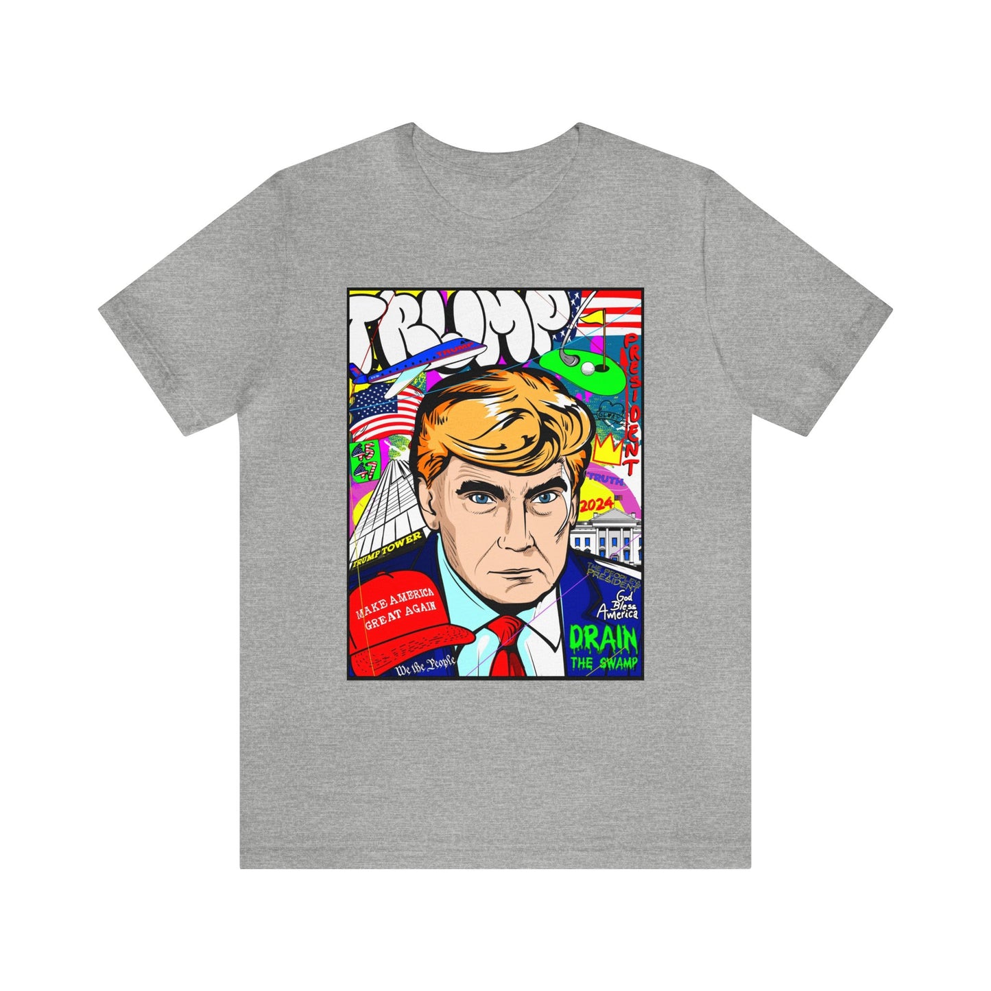 Donald Trump Mug Shot Pop Art Graphic Tee