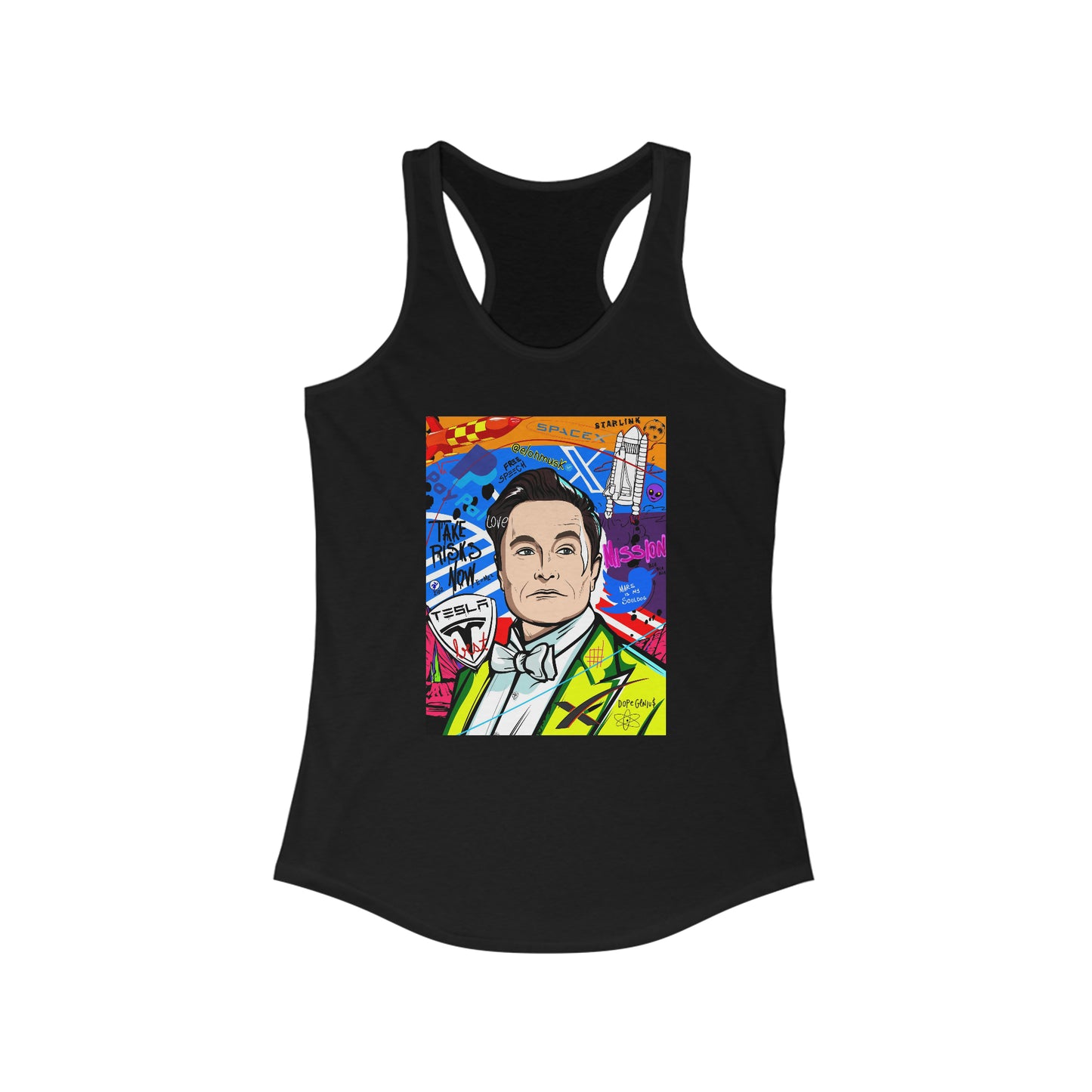 Elon Musk 2.0 Women's Pop Art Tank