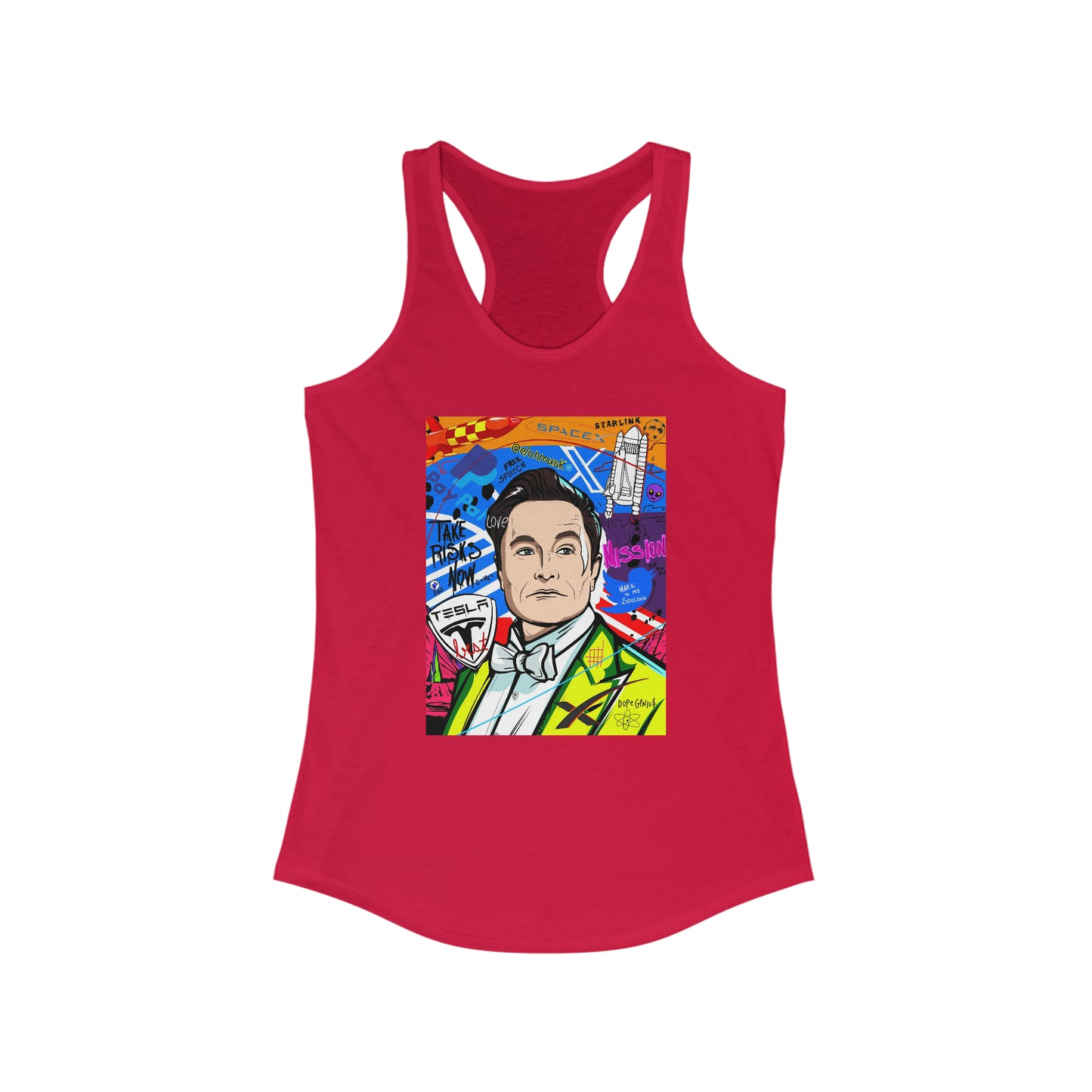 Elon Musk 2.0 Women's Pop Art Tank