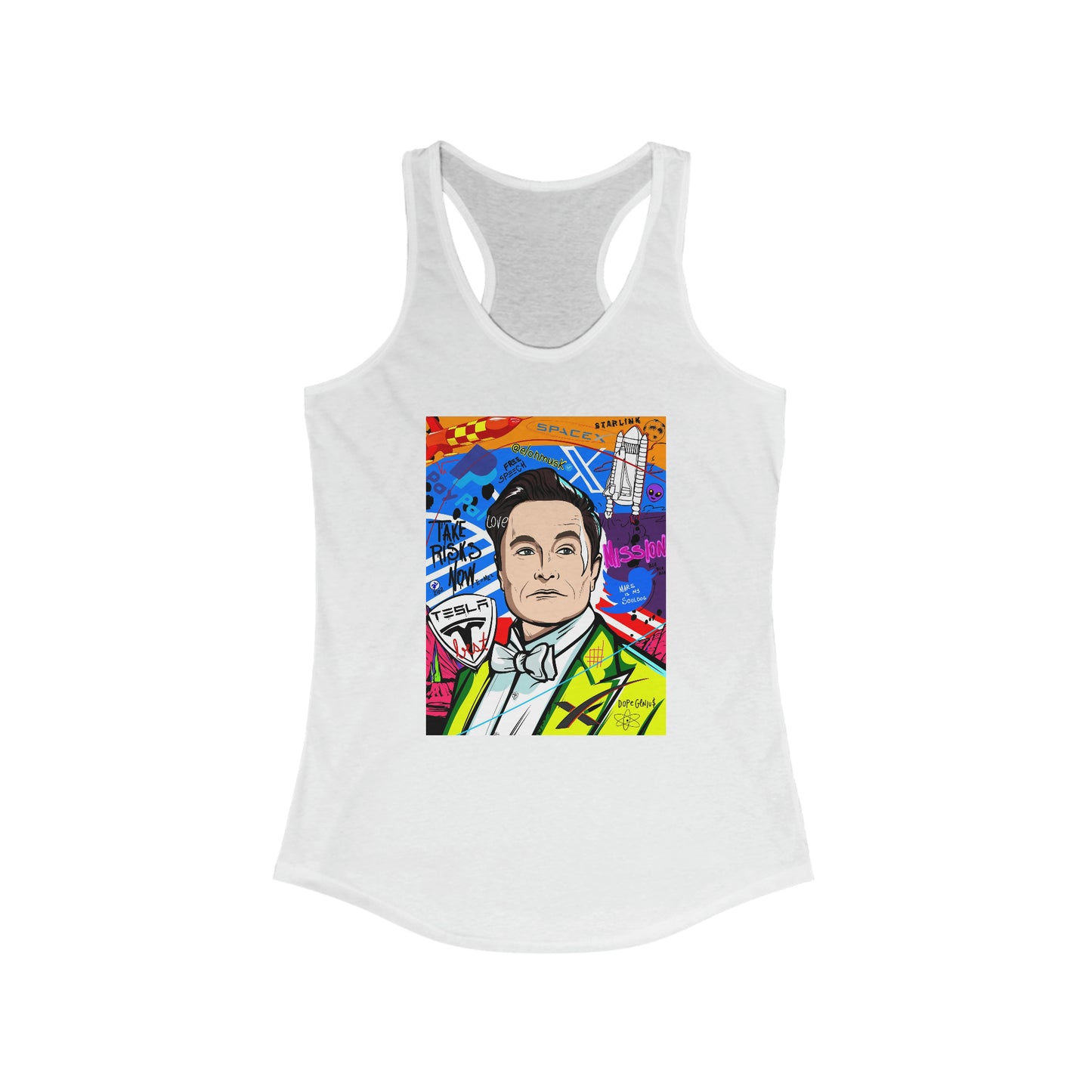 Elon Musk 2.0 Women's Pop Art Tank